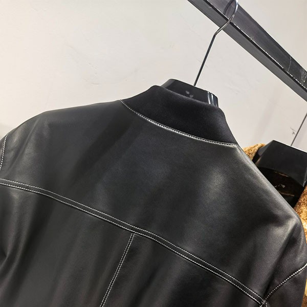 大人気!!新色 エルメス レザー ジャケット スーパーコピー ディアスキン erc76368